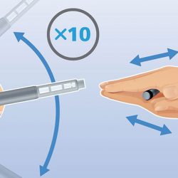 NPH inzulin felrázása